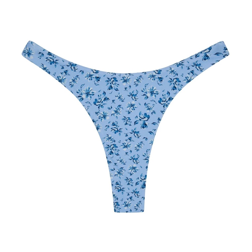 Monday Swimwear Tamarama Bottom Isola Floral Blue Small New With Tags
